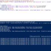 Test du changement de mot de passe dans powershell