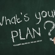cyber attack incident response plan graphic - blackboard with writing: What's your plan