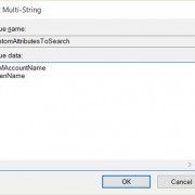 specify the AD attribute to search from the helpdesk