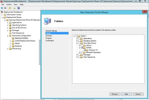 Creating a WinPE boot image with Windows 10 Drivers