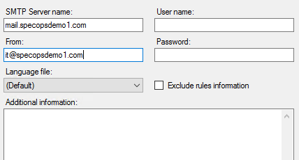 Specops Password Policy optional additional message for password expiry notification