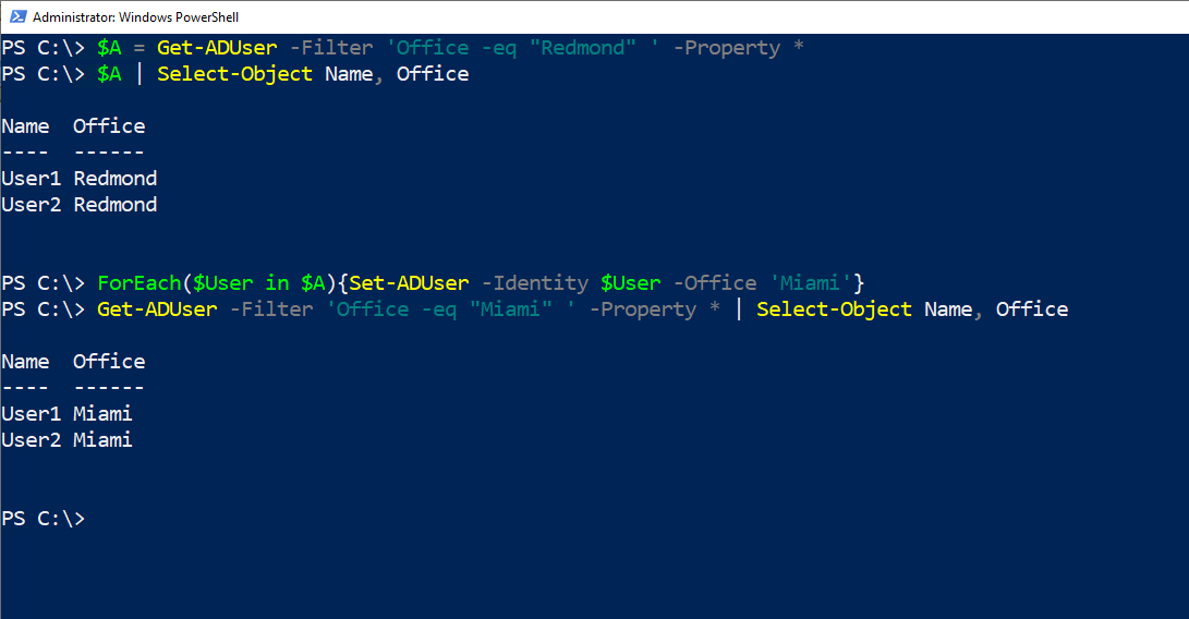 Bulk Modify Active Directory User Attributes
