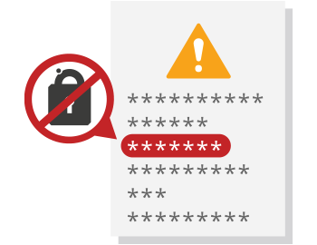 banned passwords