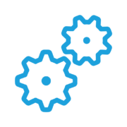 blue gears