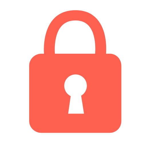 orange lock