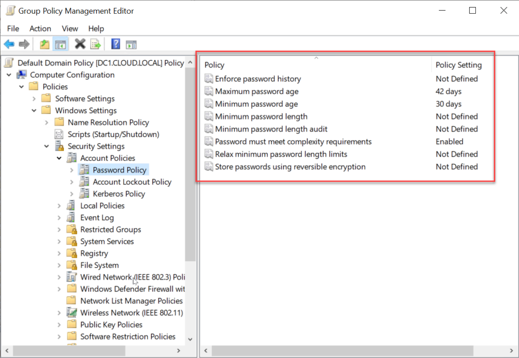 group policy management editor
