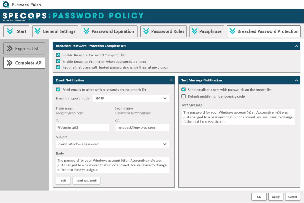 Specops lets you easily add breached password protection to your AD DS environment  