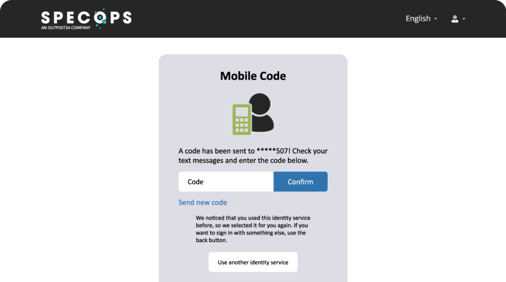First Day Password end user needs to verify who they are before setting their first password