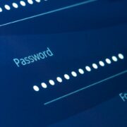 password illustration on screen