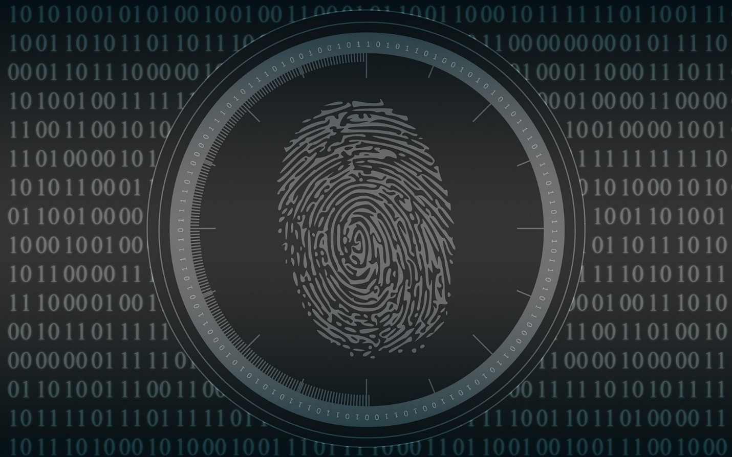 grey fingerprint on black screen with code lines - title image mfa alone not enough